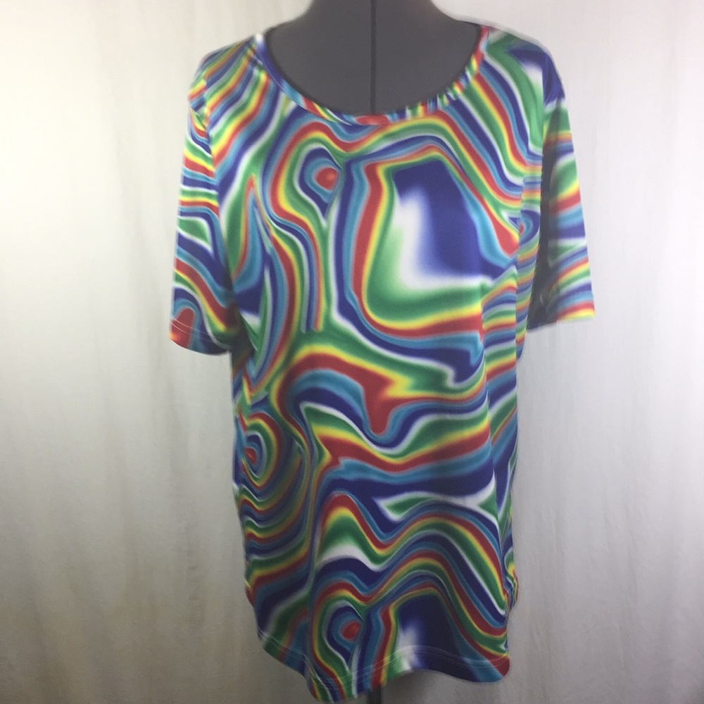 Trends Bright Multi Colored Top Size 18/20